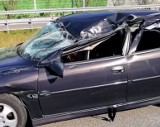 Wypadek na S8 w Głuchach, pow. wyszkowski. Zderzyły się trzy auta. Zdjęcia i wideo z wypadku. 27.04.2020