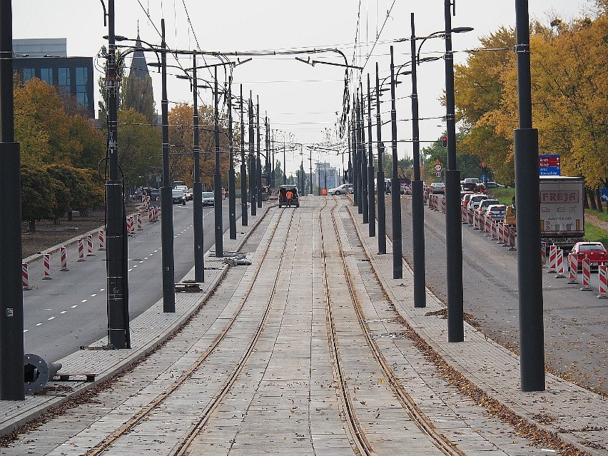 Remont al. Śmigłego-Rydza nie zakończy się w terminie! Kiedy wróci tramwaj? ZDJĘCIA