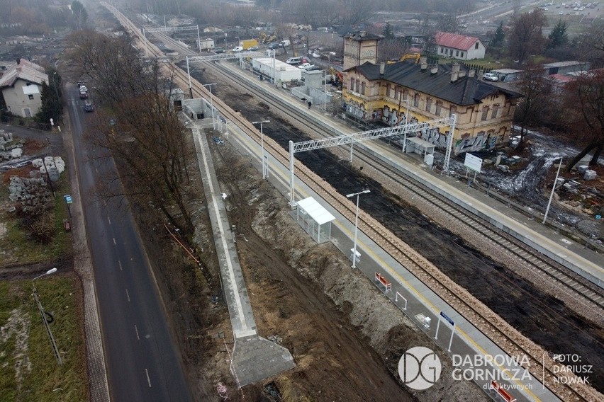 Trwa przebudowa stacji kolejowej w Dąbrowie Górniczej...