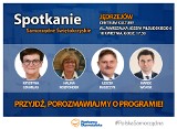 Krystyna Szumilas i inni znani politycy Platformy Obywatelskiej w Jędrzejowie. W środę otwarte spotkania z mieszkańcami