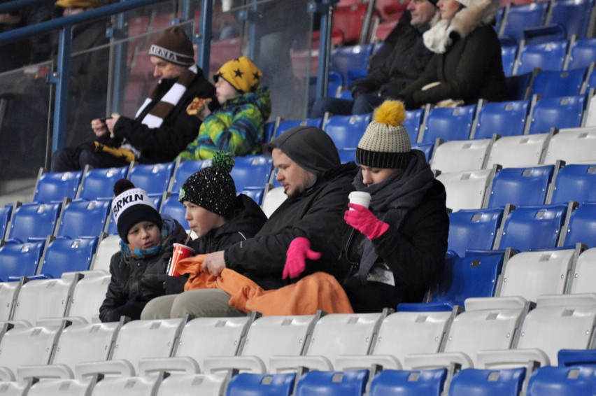 I liga piłkarska: kibice na meczu Garbarnia Kraków - Podbeskidzie Bielsko-Biała [ZDJĘCIA]