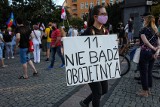 "Usłysz Białoruś. Szczecin solidarny". Manifestacja na pl. Lotników