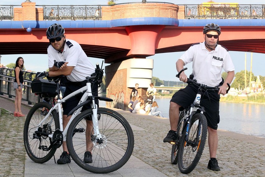 Policjanci na rowerach patrolowali ulice w Gorzowie (zdjęcia)