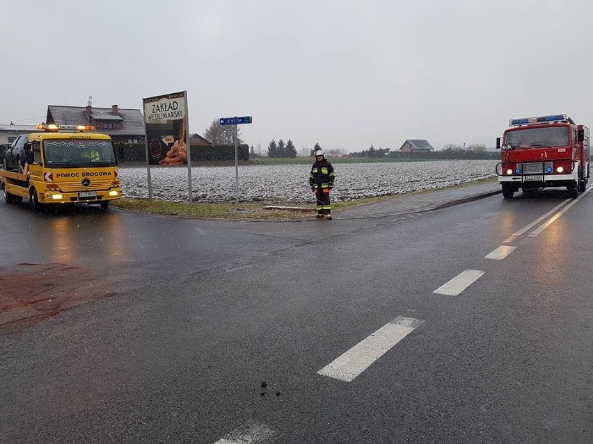 Wypadek w Jastrzębiu: Samochód w rowie, jedna osoba ranna