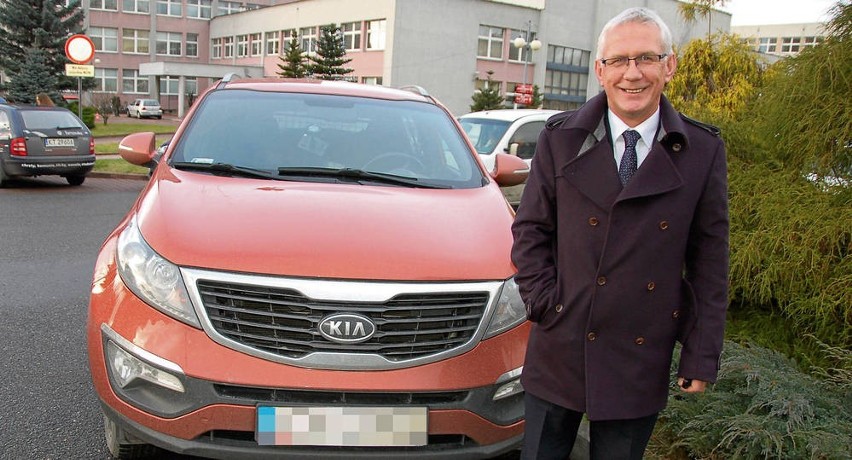 Zbigniew Mączka z Radłowa używa w pracy prywatnego auta kia
