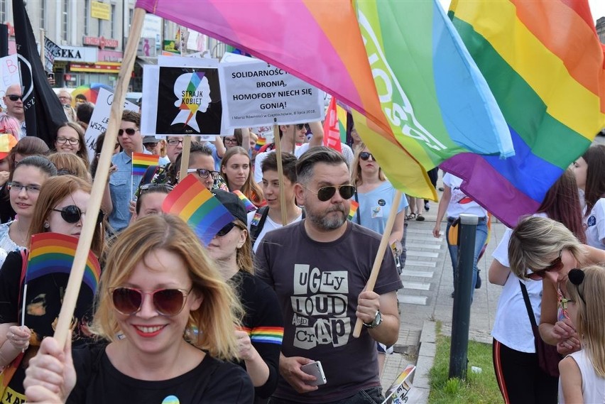 I Marsz Równości w Częstochowie. Były próby jego...