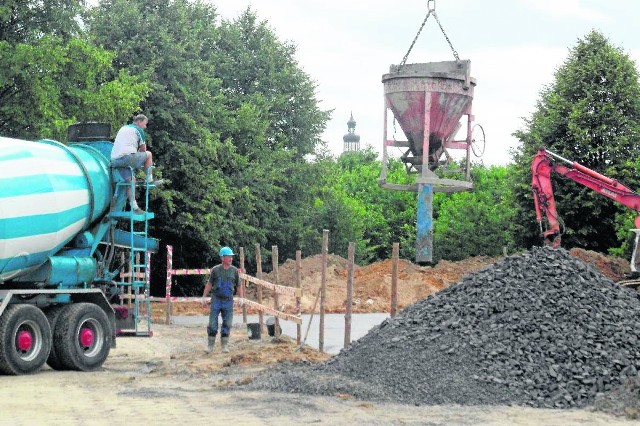 Budowa jest na etapie tzw. fundamentowania