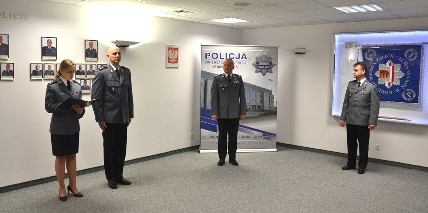 Zbigniew Zacher został zastępcą komendanta miejskiego Policji w Nowym Sączu [ZDJĘCIA]