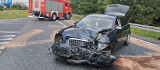 Wypadek na DK11 koło Bobolic. Zderzyły się dwa auta osobowe