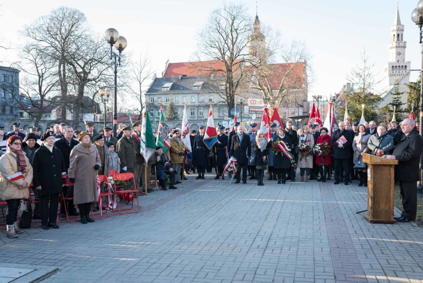 Uroczystość pod pomnikiem Żołnierzy Antykomunistycznego...