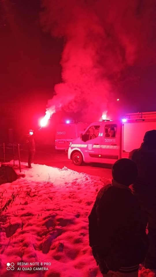 Strażacy z Ochotniczej Straży Pożarnej Pełczyce mają nowy samochód. Wyjątkowe powitanie - zobacz zdjęcia 