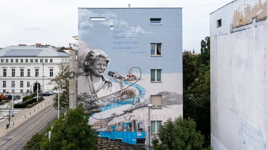 Mural we Wrocławiu....