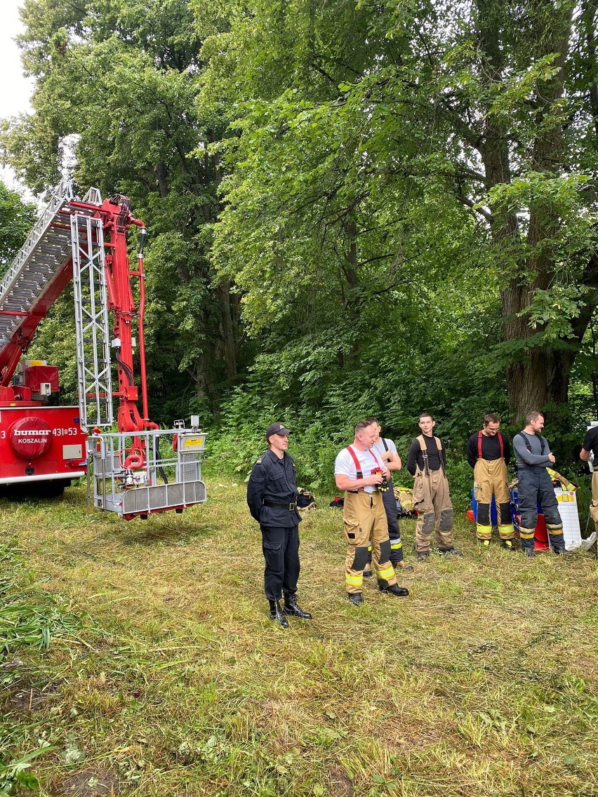 Wspólne ćwiczenia strażaków PSP i OSP z powiatu hajnowskiego