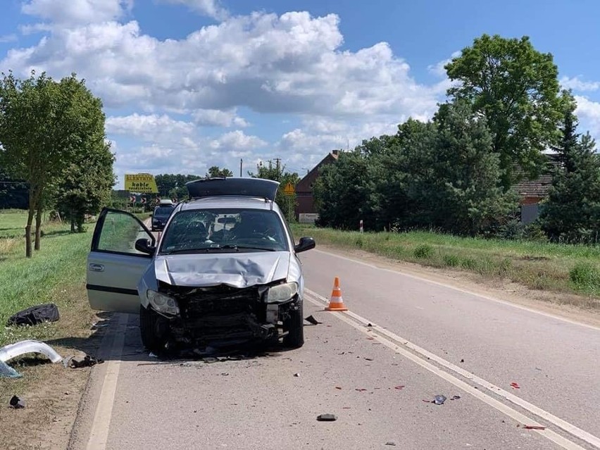 Zdunki. Karambol czterech aut na DK 65 (zdjęcia)