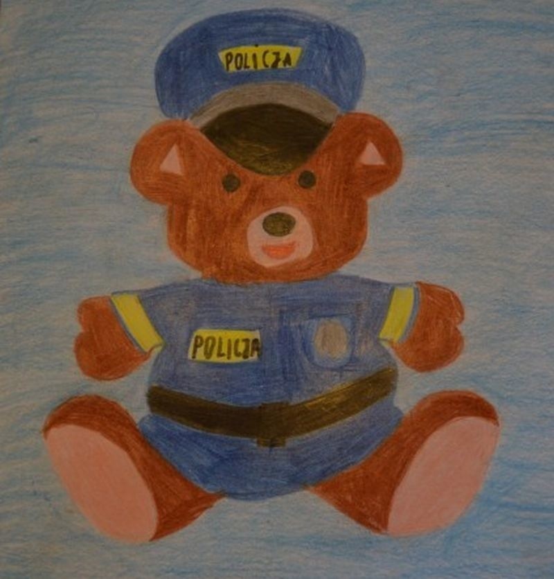 Konkurs na maskotkę ostrowskiej policji