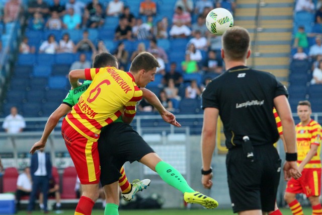 Taras Romańczyk w meczu z Górnikiem Łęczna rozegranym w Lublinie strzelił jedną bramkę dla Jagiellonii