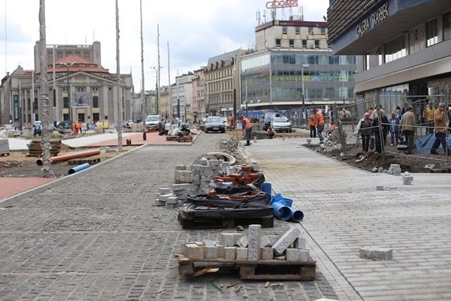 Plac Teatralny jest prawie gotowy. Tę część katowickiego...