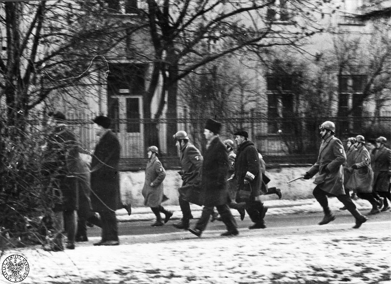 Wydarzenia Marca`68 roku w Warszawie.