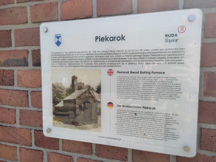 Piekarok - zabytkowy piec w Rudzie Śląskiej.