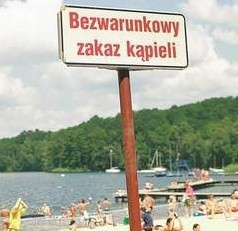 Zakaz kąpieli został wprowadzony w Trzebieży.