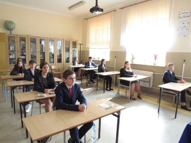Egzamin ósmoklasisty 2022 z języka angielskiego w Szkole Podstawowej w Koniecznie.