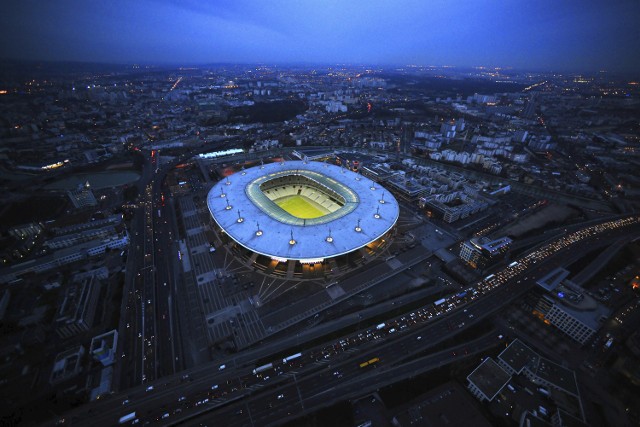 Stade de France w Saint-Denis. Rozegranych zostanie tu 7 meczów Euro 2016.