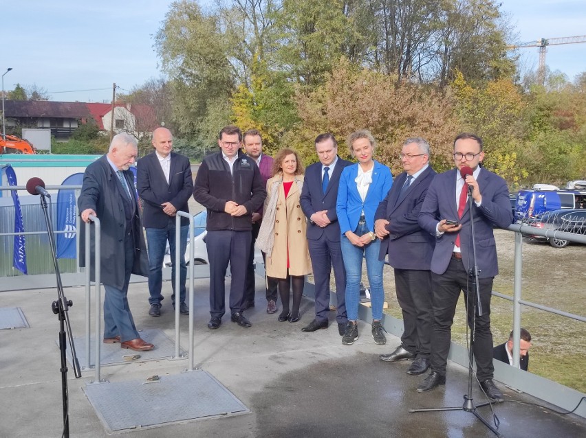 Konferencja prasowa na temat ochrony przeciwpowodziowej przy...