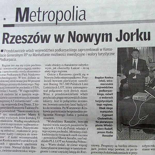 O prezentacji w konsulacie pisały wszystkie polskie gazety.