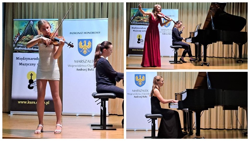 Koncert w auli szkoły muzycznej I stopnia w Oleśnie.