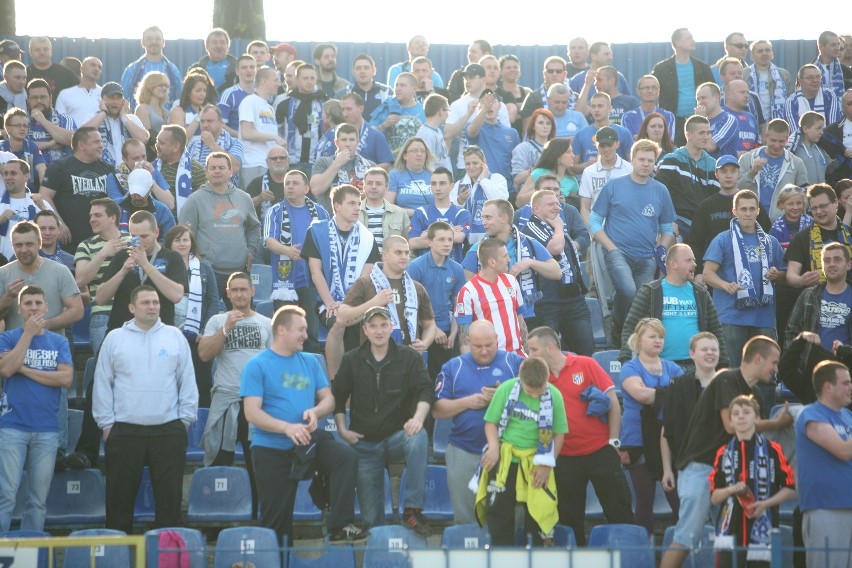 Ruch Chorzów - Wisła Kraków. Kibice Ruchu Chorzów