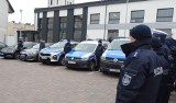 Ostrów Mazowiecka. Nowe radiowozy dla policji, 14.02.2020. Przekazano je funkcjonariuszom po rocznej odprawie