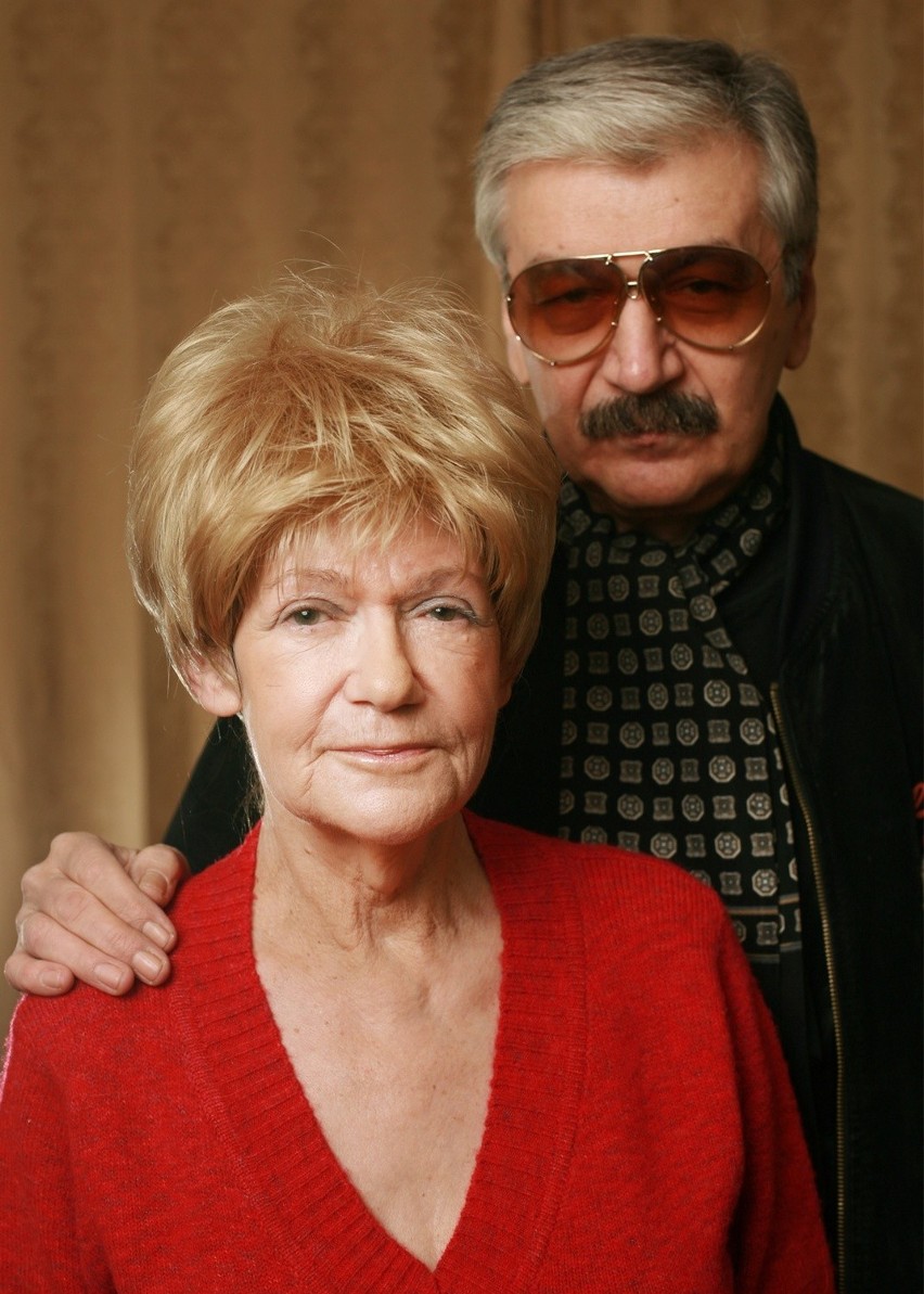 Maria Czubaszek z mężem, Wojciechem Karolakiem