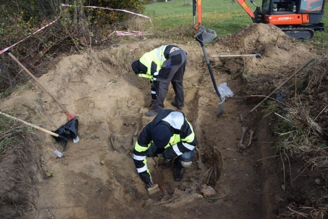Archeolodzy odkryli w Zęblewie szczątki niemieckich żołnierzy