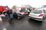 Dwie kobiety ranne w wypadku (zdjęcia)