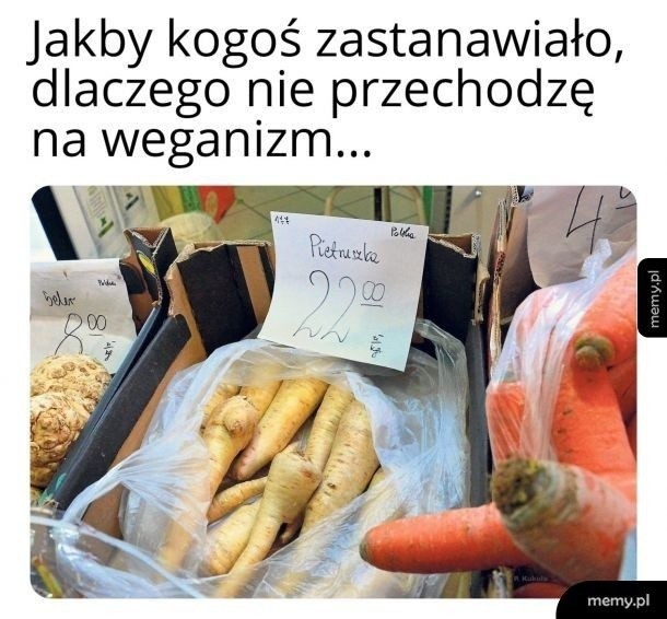 Pietruszka droższa niż kawior - internauci żartują z wyjątkowo wysokich cen warzyw (zobacz memy)