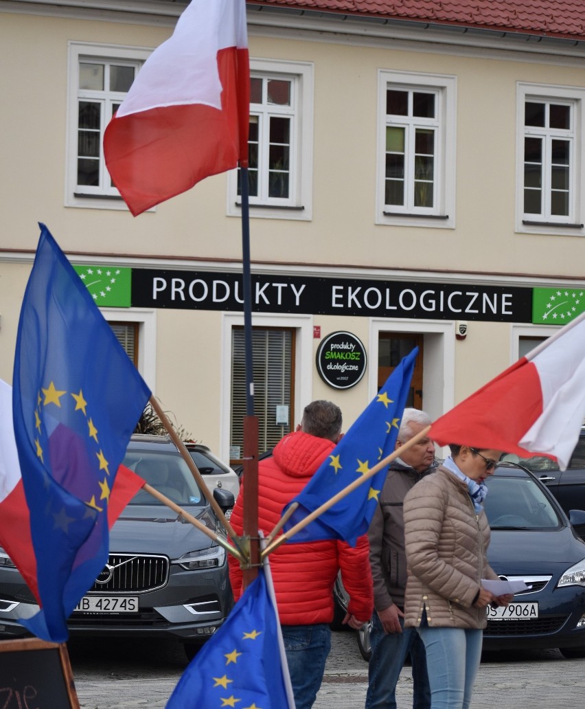 Rynek w Oświęcimiu był areną manifestacji KOD.