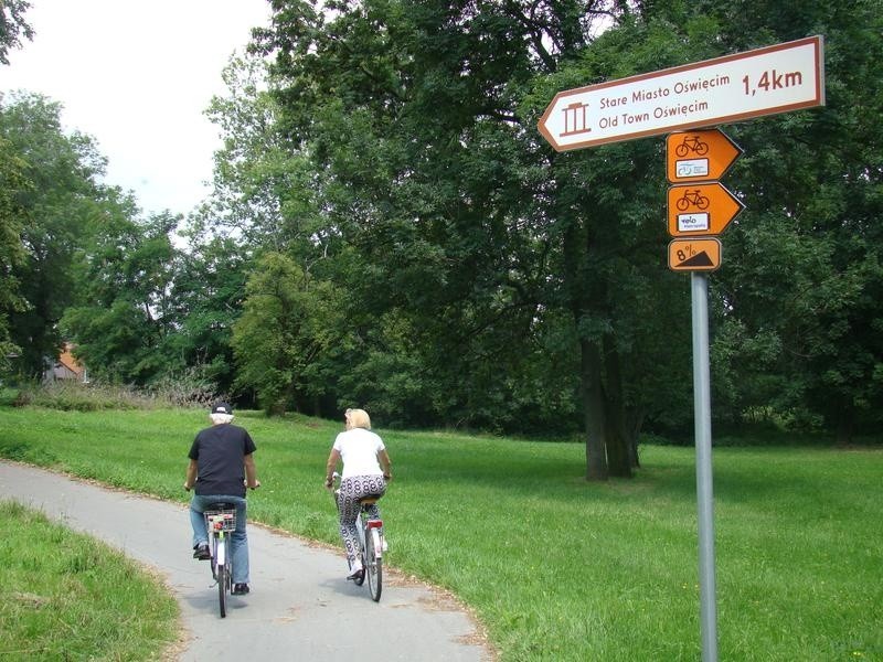 Małopolska zachodnia. Na Wiślanej Trasie Rowerowej w Oświęcimiu i Jankowicach specjalne czujniki liczą  miłośników jednośladów [ZDJĘCIA]