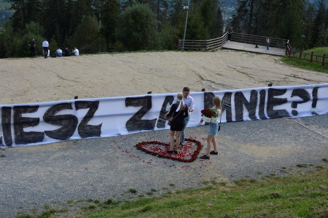 Zaręczyny na szczycie Gubałówki