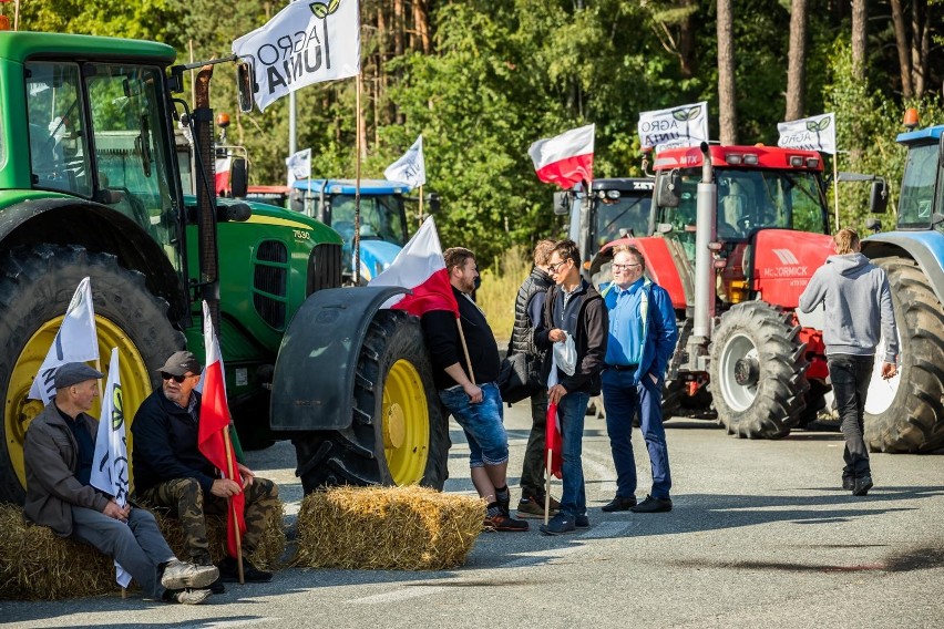 Protest rolników 24.08.2021 - Kołaczkowo...