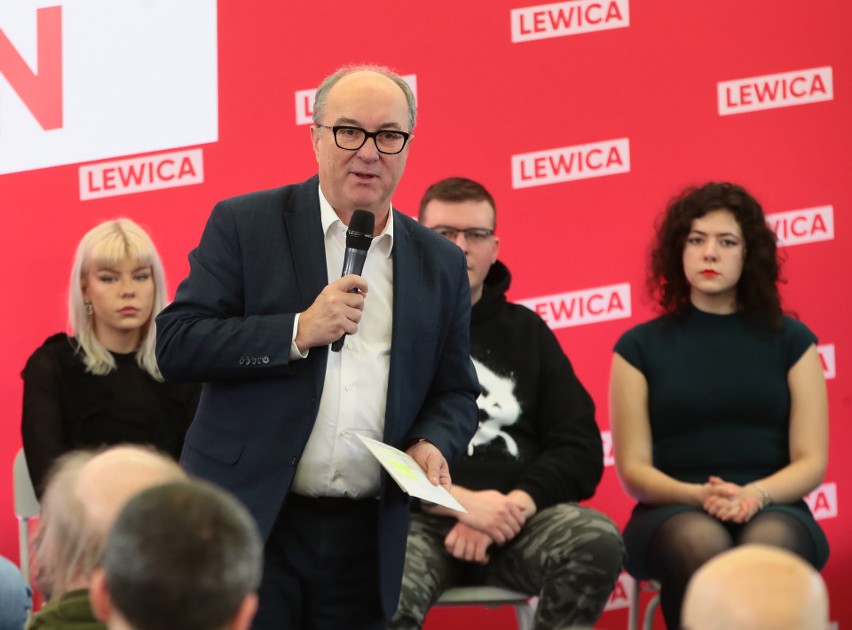 Spotkanie lidera Nowej Lewicy z mieszkańcami Szczecina