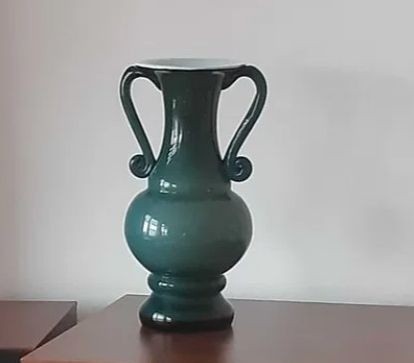 Unikatowy szklany wazon/amfora z lat 70. XX wieku. Wazon...