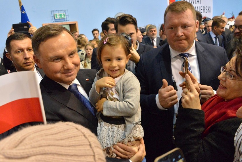 Prezydent Polski Andrzej Duda gościł w Kazimierzy Wielkiej. Wizyta w czwartek, 14 listopada [ZAPIS TRANSMISJI]