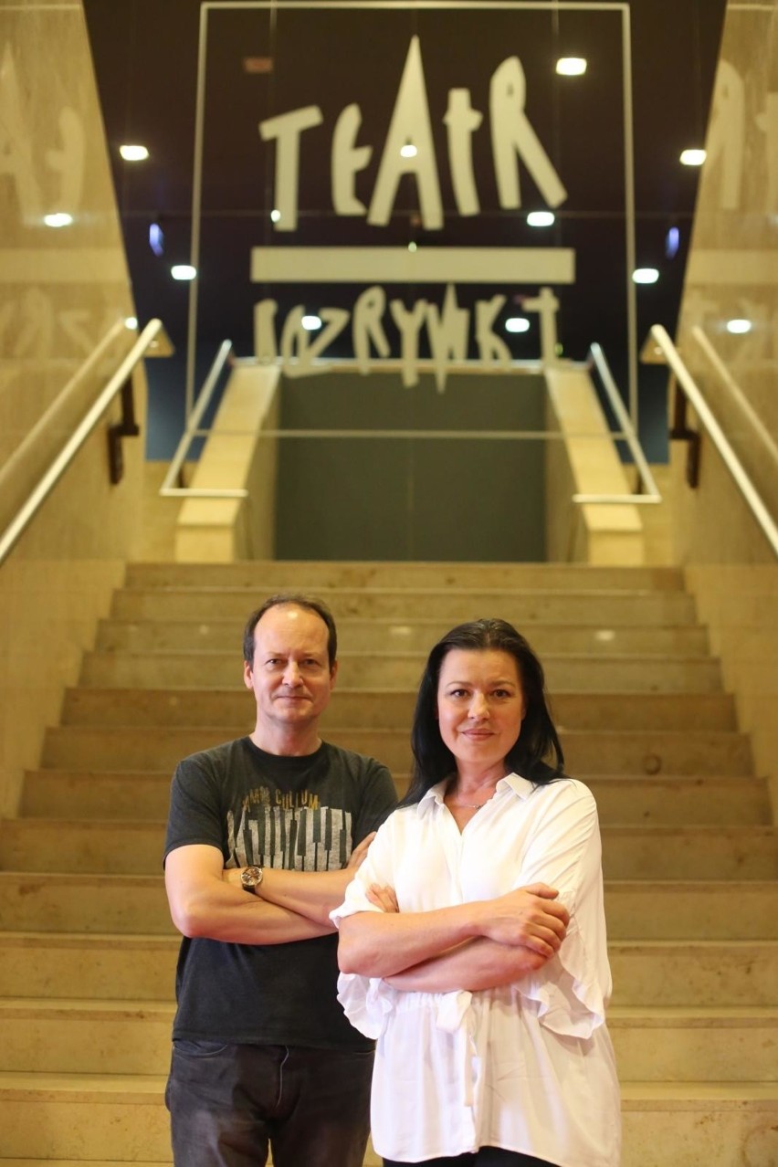 Aleksandra Gajewska i Jacek Bończyk, dyrektorzy Teatru...