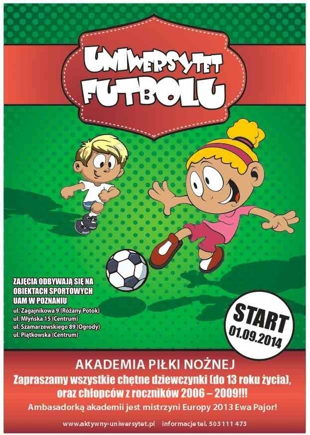 W akademii piłkarskiej na Morasku będą się szkolić zarówno chłopcy, jak i dziewczynki