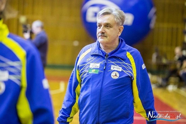 Zbigniew Nęcek, trener tenisistek stołowych Enea Siarki Tarnobrzeg.