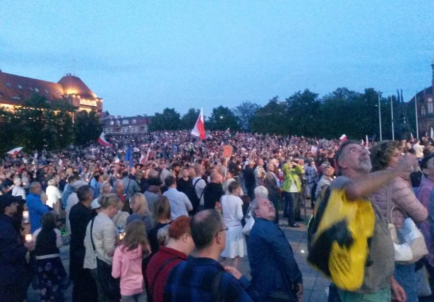 Kilka tysięcy szczecinian na niedzielnym proteście 