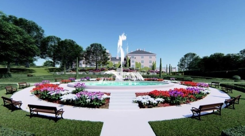 Fontanna w Parku Sanguszków zostanie odtworzona. Za rok - ogród włoski 