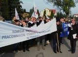 Protest "Solidarności" pod urzędem i domem wójta Rojewa [zdjęcia, wideo] 