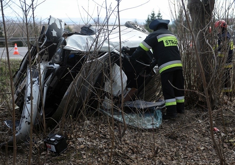 Audi A3 dachowało w Przemyślu...