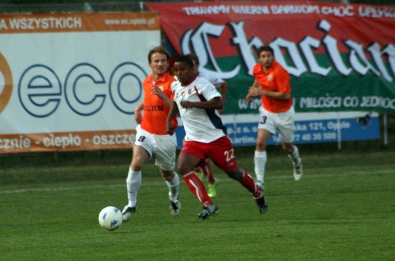 I liga pilki noznej - Odra Opole-Zaglebie Lubin 0-3.